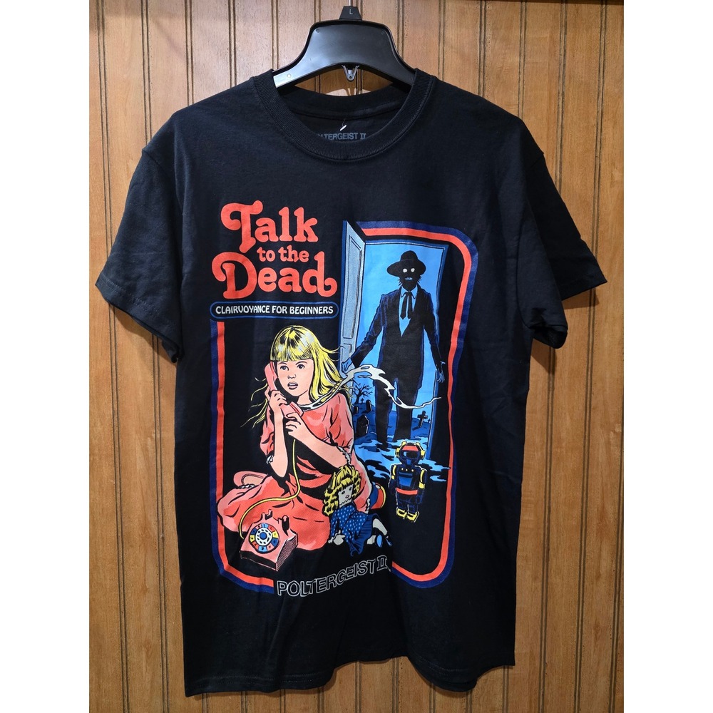 Poltergeist II Talk To The Dead T-Shirt Men Sz‎ M Black Steven Rhodes NWOT